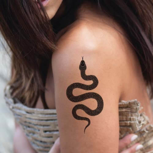 Snake Tattoo on Arm
