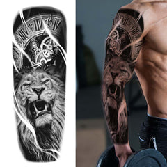 Lion Sleeve Tattoo