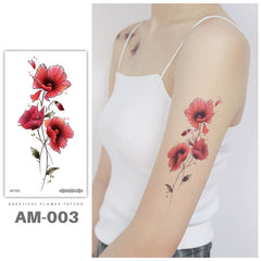 Poppy Temporary Tattoo