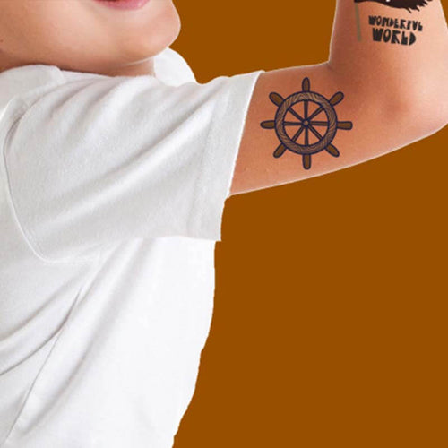 Pirate Compass Temporary Tattoo