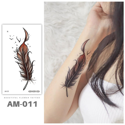 Feather Tattoo on Forearm