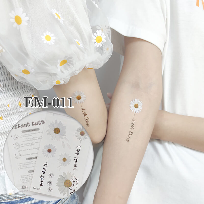 Little Daisy Letter and Flower - Sheet EM-011
