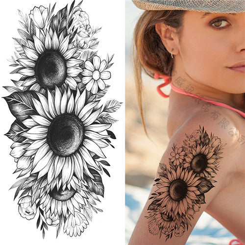Sunflower Arm Temporary Tattoos