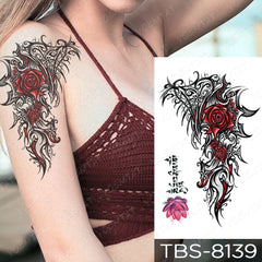 Temporary Tattoo for Women, Flower Temporary Tattoos