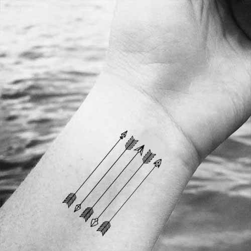 Arrow Temporary Tattoos