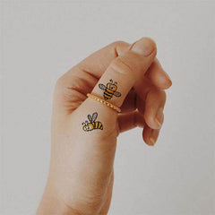 Bee Temporary Tattoo