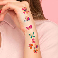 Watercolor Butterfly Temporary Tattoos