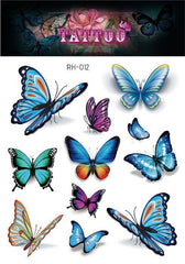 Blue Butterfly Temporary Tattoosbutterfly-temporary-tattooscute-140-RH-012