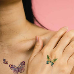Small Butterfly Temporary Tattoos 
