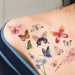 Butterfly Tattoo on Chest