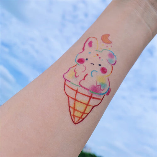 Ice Cream Cone Tattoo