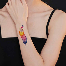 Load image into Gallery viewer, Feather Dream Catcher Temporary Tattoo 
