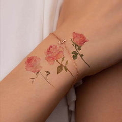 Floral Wrist Tattoo