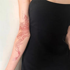 Chinese Red Dragon Tattoo