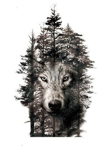 Forest Wolf Head