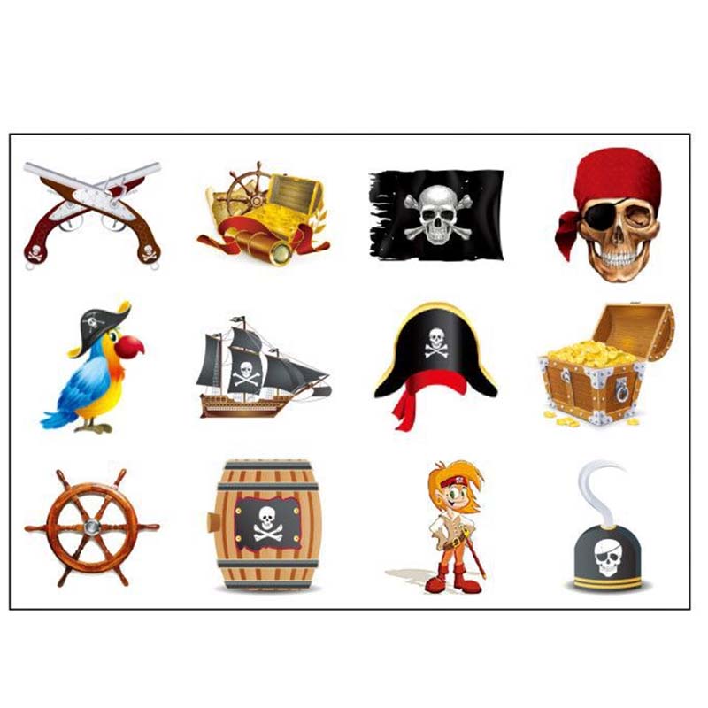 Pirate Themed Tattoo - Sheet