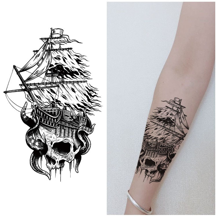 Pirate Ship Tattoo 