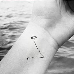 Small Shooting Star Tattoo