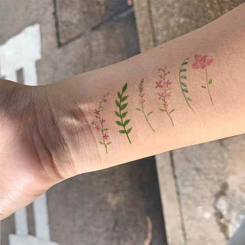 Small Wildflower Tatto